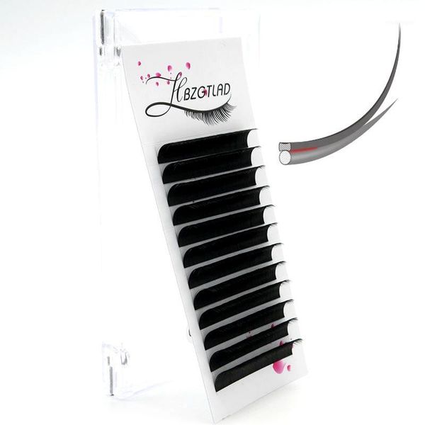 

12 lines c/d/dd curl ellipse eyelashes makeup maquiagem flat mink cilia faux matte soft natural1