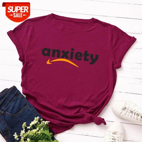

ladies loose round neck short-sleeved cotton t-shirt women's t254 #rr2l, White