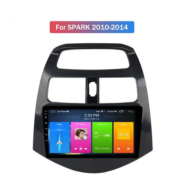 

android 10.0 car dvd player audio system multimedia for chevrolet spark 2010-2014 touch screen carplay tmps wifi