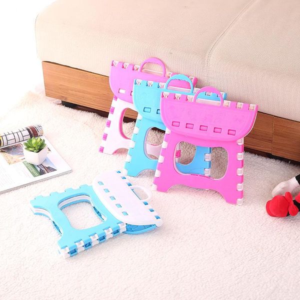 

plastic folding stools bathroom outdoor children small wooden bench adults low stool portable handheld fishing sashes