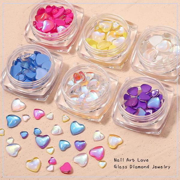 

nail art decorations crystal rhinestones 3d charm glass flatback non fix diy jewelry sticker for nails accesoires, Silver;gold