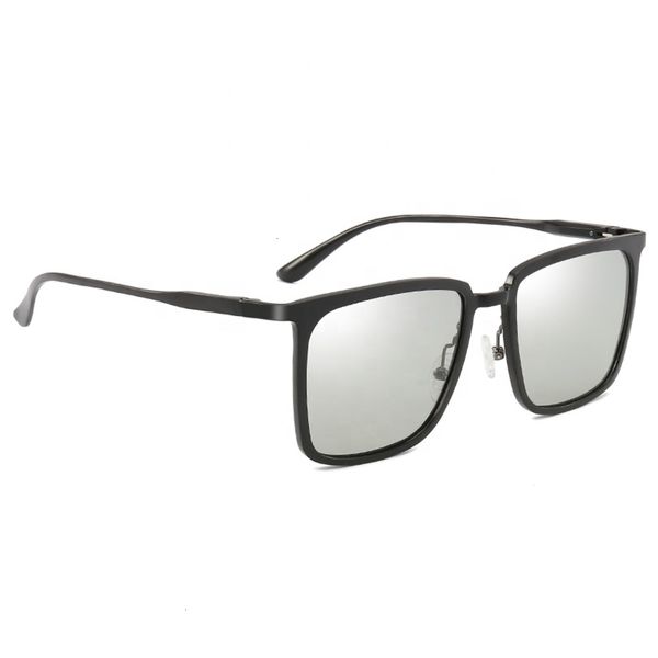

highend accessories aluminum wholale square black men alloy polarized sun glass aluminum sunglass women
