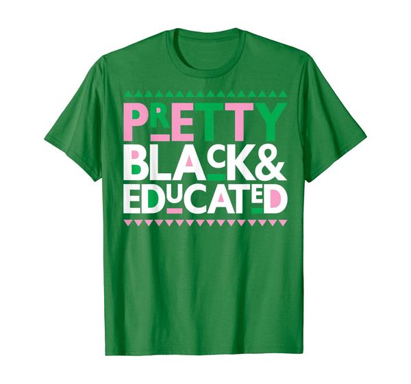 

Pretty Black and Educated - Pink and Green - AKA Shirts, Mainly pictures