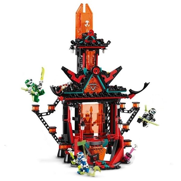 

in stock ninjagoeds dragon empire temple of madness building figures assemble block children toys ninja blocks 1008