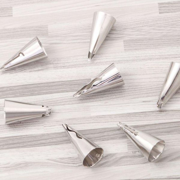 

baking & pastry tools cake cupcake decorator tool wedding party christmas russian nozzles puffskirt icing piping tips 7pcs/set