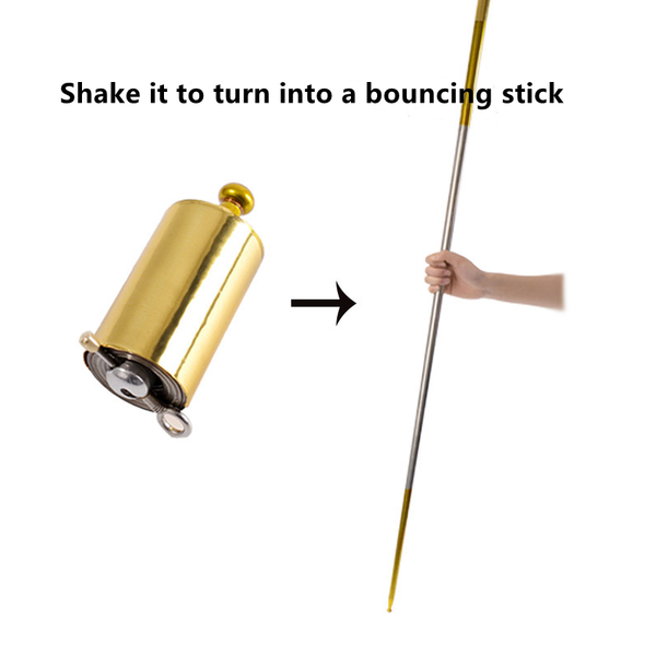 

trekking poles stick golden 1.1m/1.3m/1.5m wand close up illusion magic toy professional trick prop stage