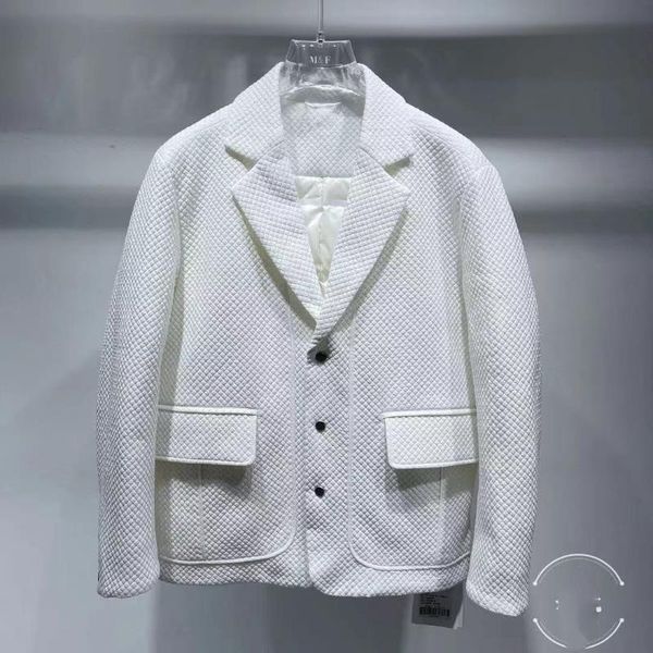

men's suits & blazers zk1999 fashion coats jackets 2021 runway luxury european design party style clothing, White;black