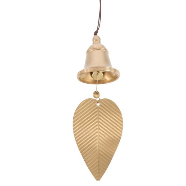 

decorative objects & figurines 1pc household leaf shape wind bell creative hanging chime