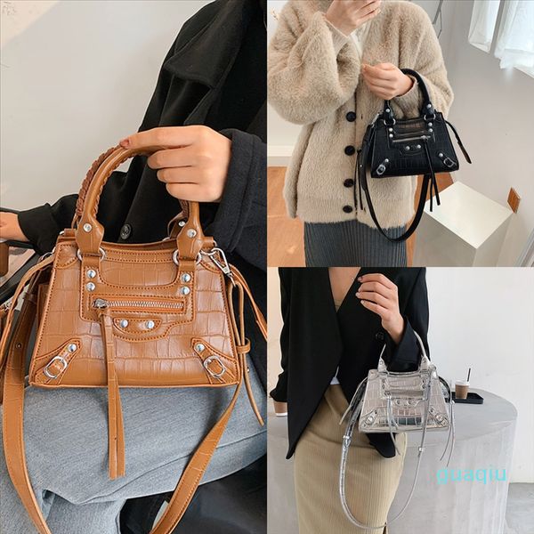 

women zipper crocodile skin messenger shoulder bag designer vanessa bruno handbag luxury handbag ladies famous small