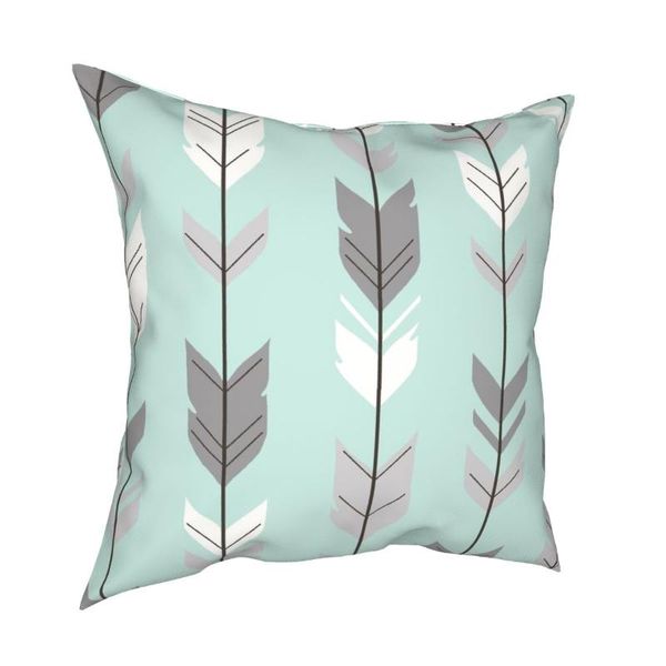 

pillow case arrow geometric square pillowcase printed decorative for room cushion cover 45*45cm