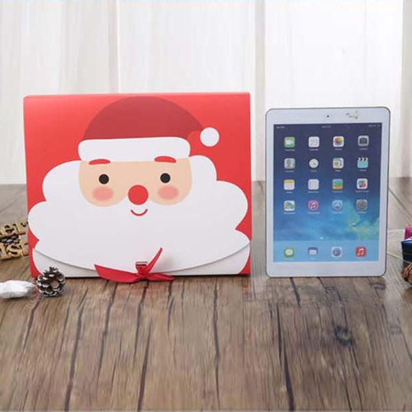 

gift wrap 5 pcs/lot christmas cookies packing paper boxes santa claus chocolate candy box for xmas year party decoration supplies