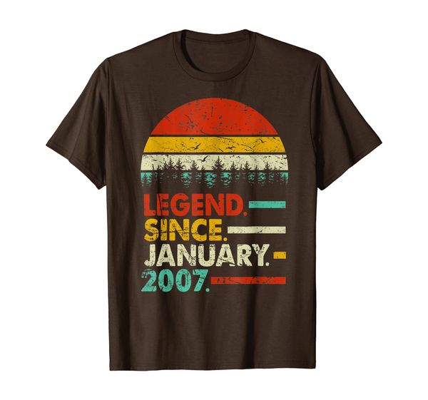 

Legend Since January 2007 13th Anniversary Gift 13 Yrs Old T-Shirt, Mainly pictures
