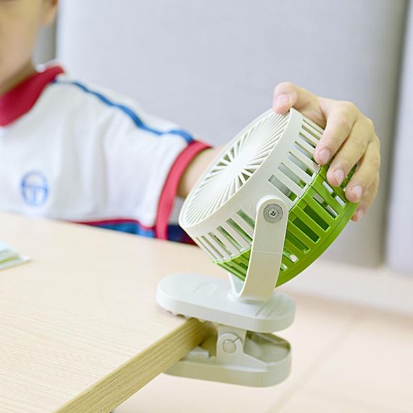 

electric fans usb mini portable rechargeable fan clip with lithium battery 3 grear 360 degree design cooling