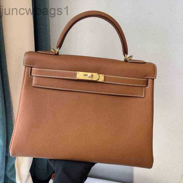 

luxury 2022 designer bags crossbody setting leather kellies togo cowhide 32 small litchi pattern gold buckle women's hand-held diagonal