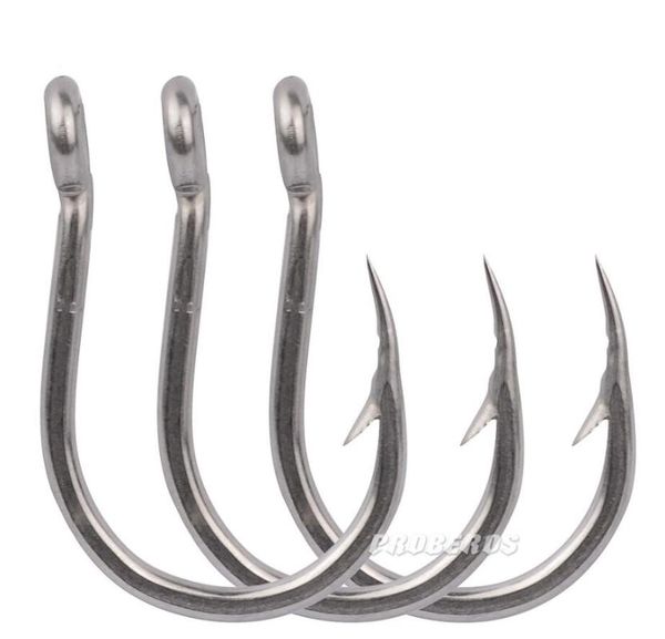 

fishing hooks size: 1/o-13/o sea fishhook jig barbed big circle carp hook high carbon steel bass catfish fish tackle