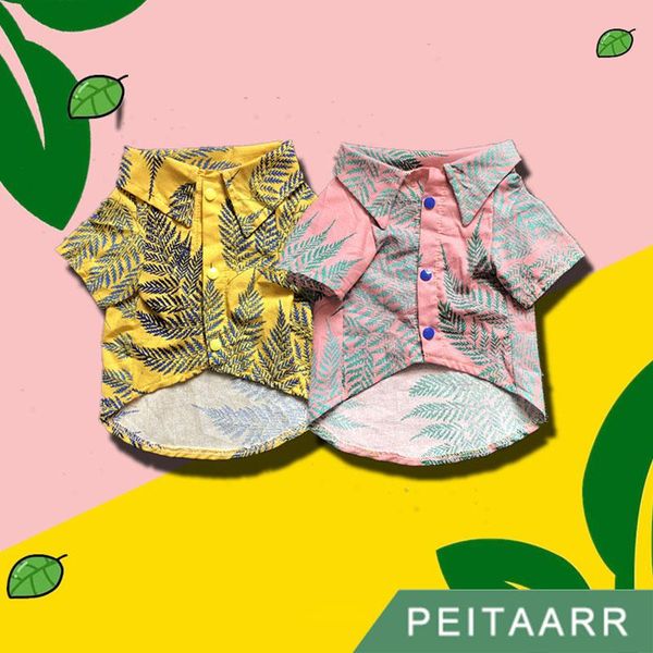 

dog apparel [peitaarr] pet supplies clothes shirts tide summer cool breathable thin clothing