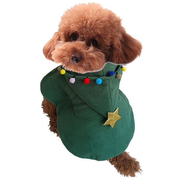 

christmas pet cloth cape tree elk winter dog