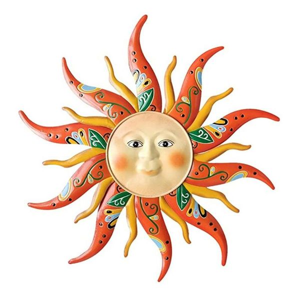 

novelty items iron decoration metal sun wrought indoor and outdoor living room bedroom wall holiday gift