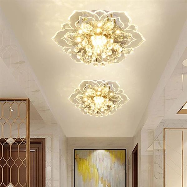 

ceiling lights modern led crystal light for hallway living room lamp bedroom kitchen colorful 9w corridors