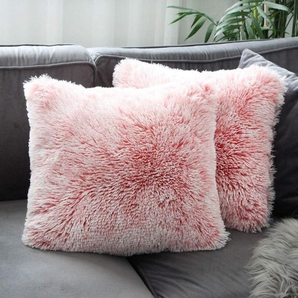 

cushion/decorative pillow 2021 solid simple cushion cover home decoration ins bedroom living room pink decorative pillows