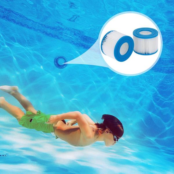 

2pcs acrylic pool replacement filter elements cartridge for swimming & accessories