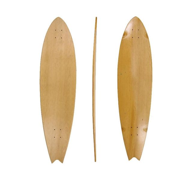 

professional maple skateboard deck fish board beginner street land surfboard kaykay skate accessories bi50sa skateboarding