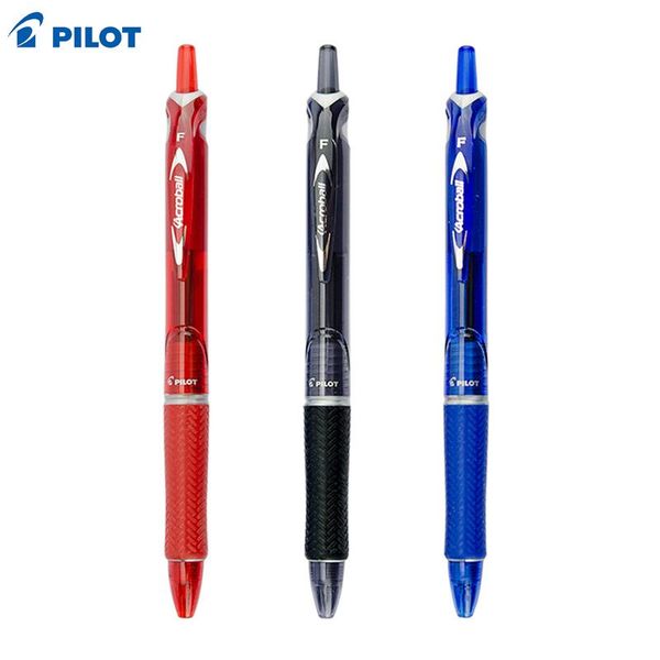 

gel pens pilot acroball bpab-15f oily 0.7mm ballpoint pen smooth writing office student stationery black blue red