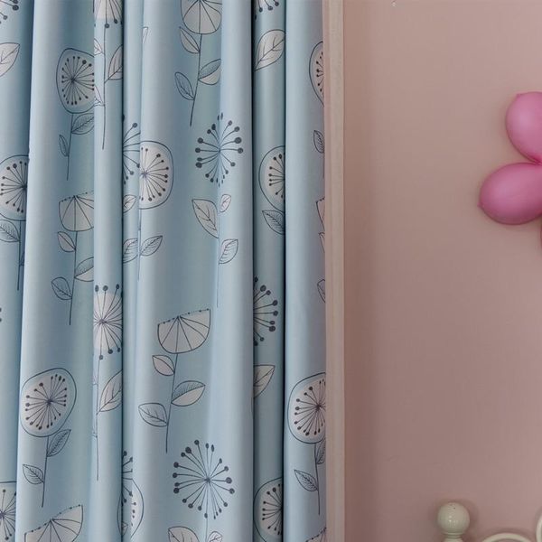 

cartoon children's kindergarten blue curtains for living dining room kids bedroom. curtain & drapes