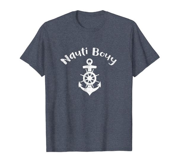 

nauti buoy shirt - funny nautical sailing shirt, White;black