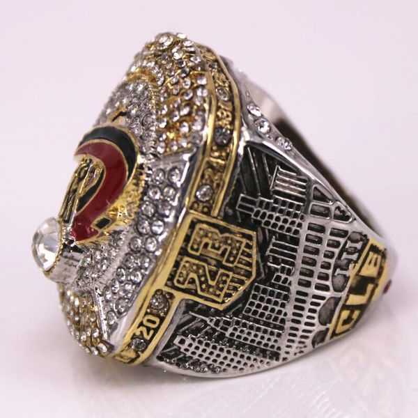 

delicate ring championship james us 8-15 two color plating, Silver