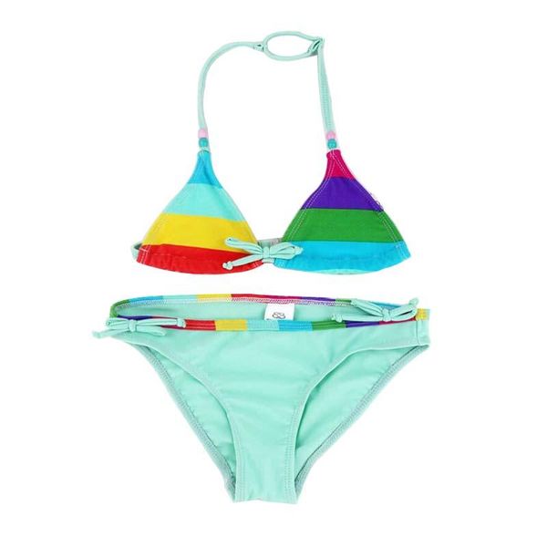 

one-piece suits children's swimwear beach girl two-pieces bikini girls swimsuit kid bathing suit summer wear