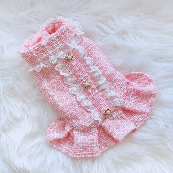 

winter dog clothes wedding dress party clothing cat puppy chihuahua yorkshire poodle bichon pomeranian pet dresses outfit apparel