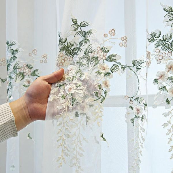 

arrival rushed living room woven cortina nordic screen sheer for bedroom gauze yarn curtain customized & drapes