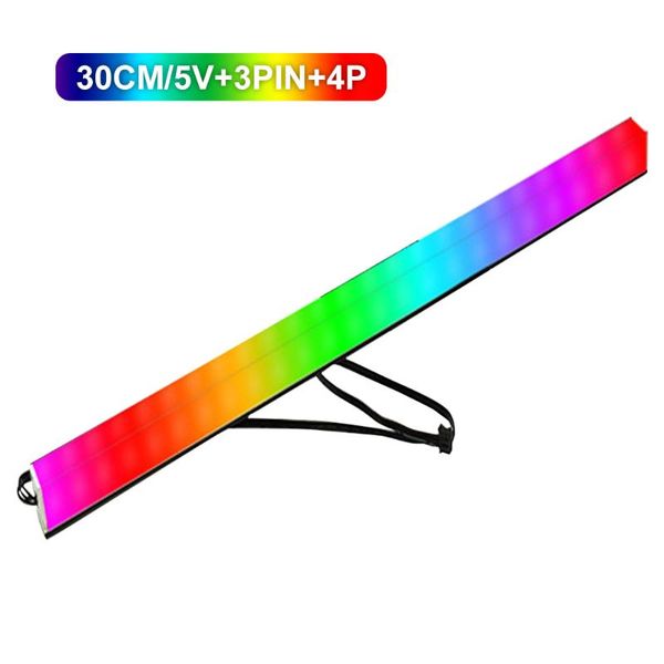 

for gaming case led aluminium alloy easy install durable rgb pc light strip magnetic replacement parts addressable decorative fans & cooling