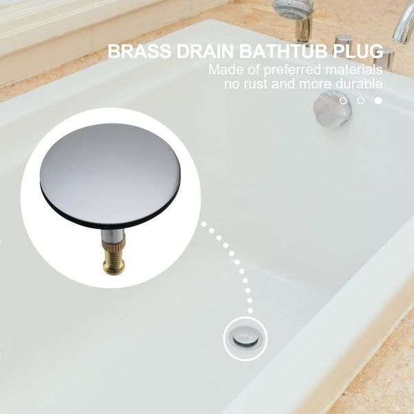 

other bath & toilet supplies 1pc 44mm bathtub plug replacement up waste only flat seal brass bathroom tub drain drainer strainer lowest