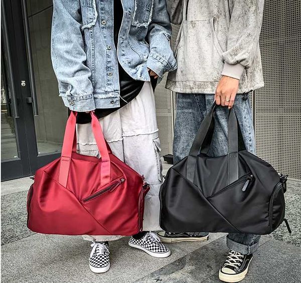 

duffel bags men's short-distance portable travel women's multifunctional wet-dry separation waterproof sports fitness