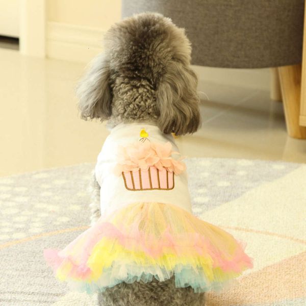 

dog apparel a variety of dog skirt thin spring and summer colorful cake pet clothes than teddy bear yorkshire dress