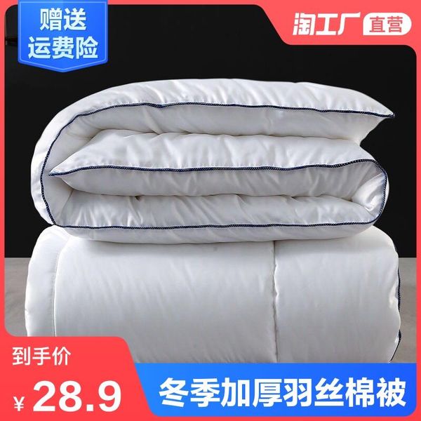

comforters & sets autumn and winter thickened warm four seasons quilt core student dormitory sheet double bedding