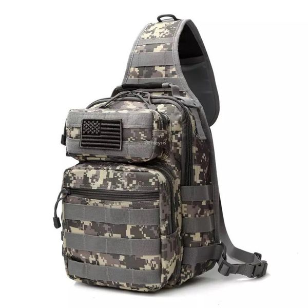 

outdoor bags sport hunting chest bag molle tactical single shoulder nylon men military pack unisex