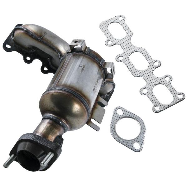 

manifold & parts exhaust with catalytic converter gasket hardware rh for