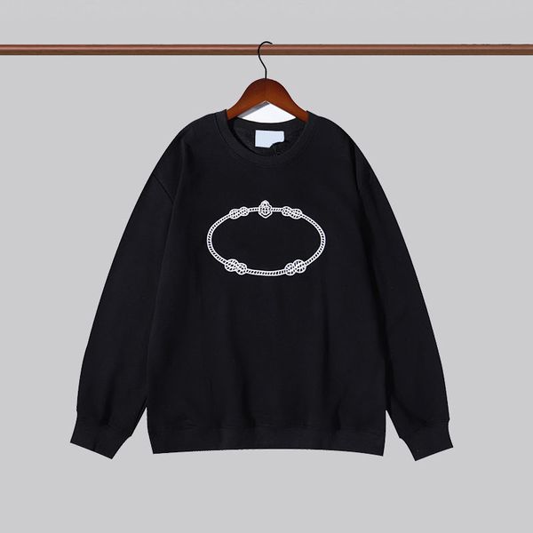

factory outlet brand hoodie mens sweater fashion s men designer casual pullover long sleeve loose fit womens prd9, Black