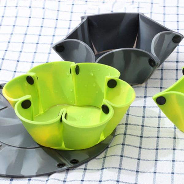 

silicone folding bowl kid container portable travel lunch bento bowls