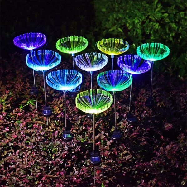 

solar lamps jellyfish lights flashing outdoor waterproof led fireworks lamp string for home garden fence patio christmas decoration