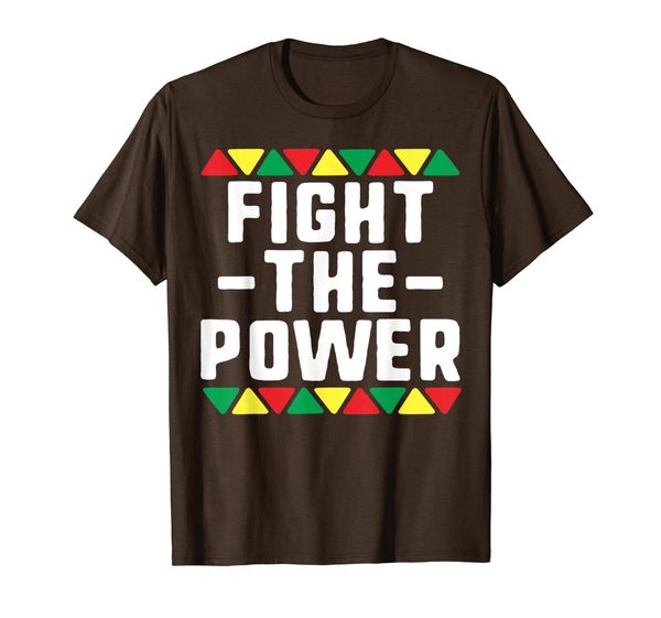 

fight the power t-shirt black history month african blm, White;black