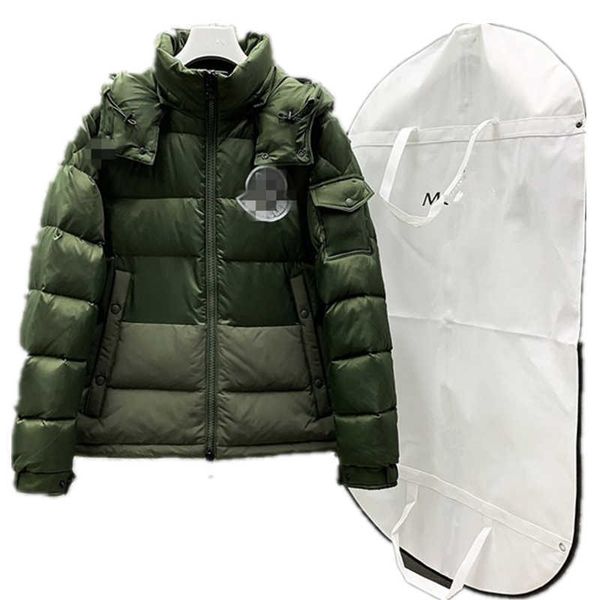 

2021 men's winter down jacket warm parka men's classic jacket, Black