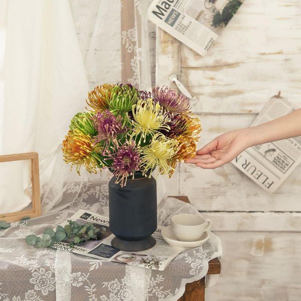 

decorative flowers & wreaths simulation flower 2 pin cushion branch wedding hand el home furnishing pography props fake