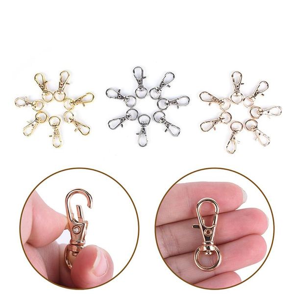 

bag parts & accessories women bags hook lobster clasps key chain 10 pcs, Black