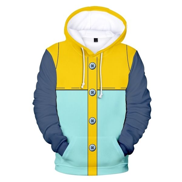 

3d the seven deadly sins comic character clothes hoodies men women sweatshirts autumn hoodie 3d boys girls pullover 210819, White