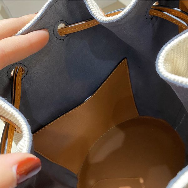 

handbags texture women 2021 women's slung one shoulder fashion student simple leisure broadband bucket bag zmm