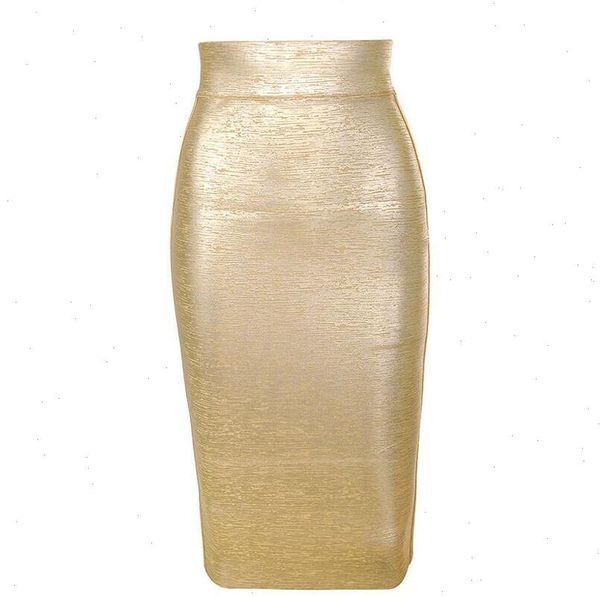 

wholesale gold rayon bandage womens skirts knitted designer bodycon pencil, Black